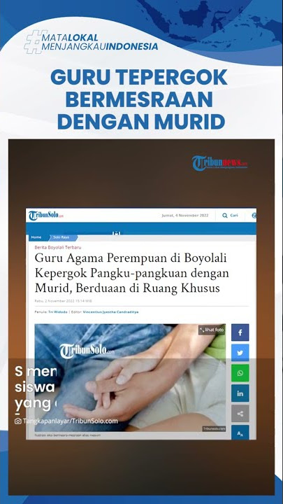 Oknum Guru Agama Wanita di Boyolali Terpergok Berbuat Tak Senonoh dengan Murid saat Jam Pelajaran