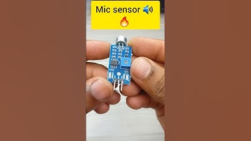 mic sensor 🎤 for sound detecting 🔥 || sound sensor || #sensor #electronic #shorts