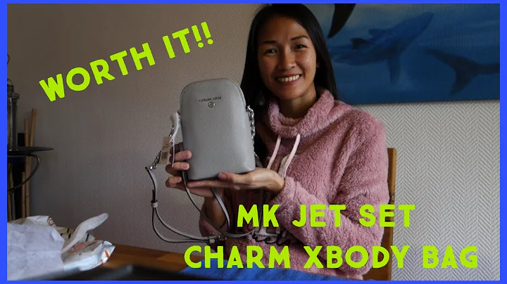 #michaelkorsbag #mkbag MICHAEL KORS JET SET CHARM XBODY BAG | PEARL GRAY