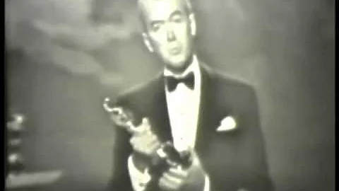 Jimmy Stewart's Acceptance Of Garry Cooper's Honar...