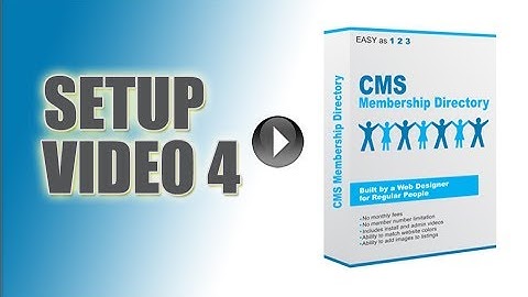 Membership Directory Script Setup - Part 4