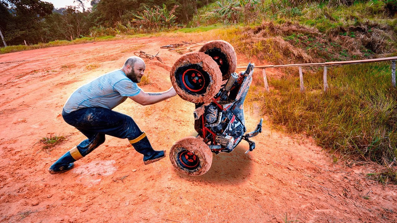 O TRAIDOR JOGOU MEU QUADRICICLO NA VALA