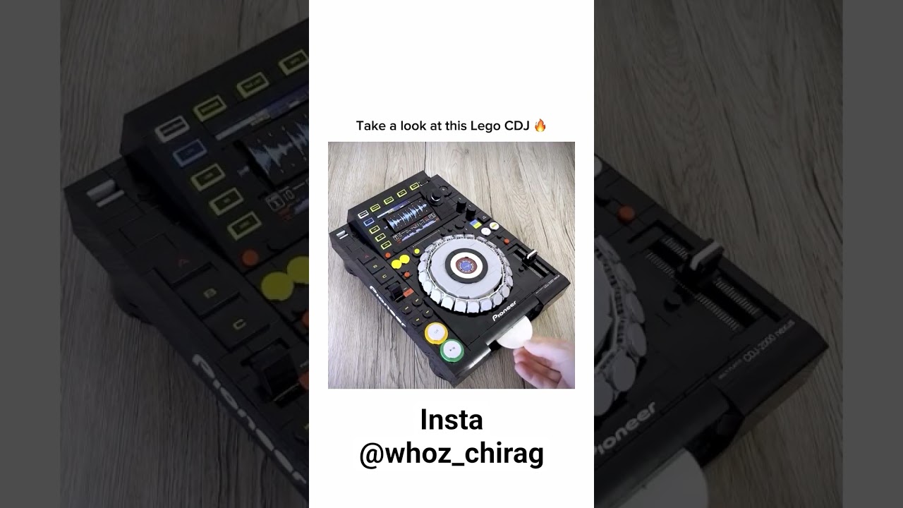 This Lego CDJ is so cool 💯🔥 