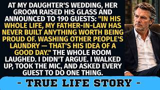 My Son-In-Law Called Me Worthless in Front of 190 Guests — One Phone Call Erased His Life's Dream