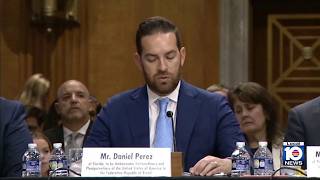 Florida House Speaker Daniel Perez appears before Senate committee