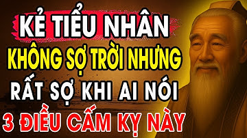 CỔ NHÂN DẠY: Kẻ Tiểu Nhân không SỢ TRỜI nhưng rất SỢ LỘ 3 ĐIỀU, lập tức NGOAN NGOÃN | Triết Lý Sống