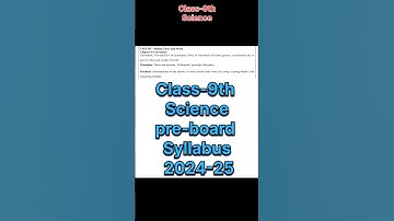 class9 science final syllabus 2024-25|class9 science syllabus 2024 #shorts #exam #2024