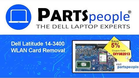 Dell Latitude 3400 (P111G001) WLAN Card How-To Video Tutorial