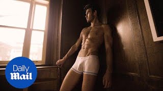 Love Island's Justin Lacko poses in underwear for Gregg Homme ad