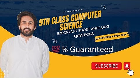 Unveiling The 2024 Computer Science Guess Paper For 9th Grade!