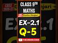 Class 9th Maths Ex 2.1- Q-5 Solution || Ganita Manjari class 9 || NCERT Book Solutions 2026-27