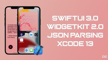 Create a Widget With SwiftUI 3.0 & WidgetKit JSON Parsing | Xcode 13