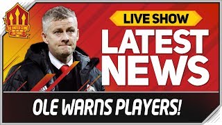 Ole Gunnar Solskjaer has warned his Man Utd stars they could be out...