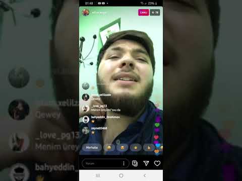 Eltun Əsgər & İzzət Ağayev Canlı Yayın Instagram - \