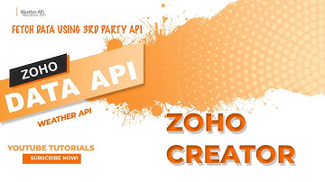 ZOHO CREATOR | API | Fetch data using API & API KEY and update them in ZOHO forms | ZOHO API