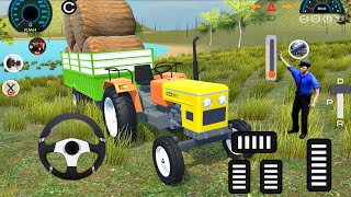 Real Tractor Games 2026 | HMT 4x4 Realistic Cargo Tractor Offroad Driving | Android GamePlay screenshot 5