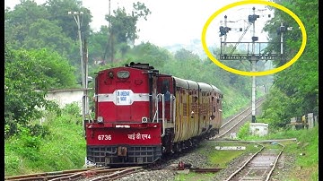 Indian Railways semaphore signals in action | Indore Meter gauge line |