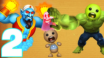 Crazy Genie Power of Gods vs Hulk Buddy Android Gameplay Walkthrough Kick The Buddy Mod 2021 Part 2