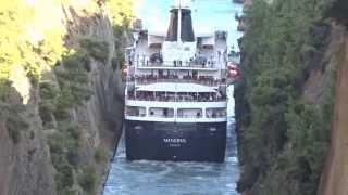 Коринфский канал (The Corinth canal)(Греция., 2014-12-12T18:37:20.000Z)