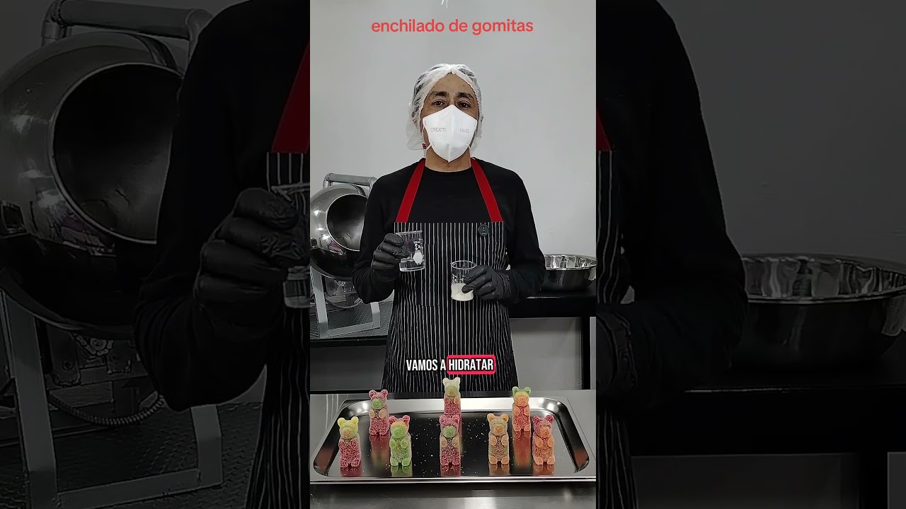 Enchila tus gomitas de manera correcta. 