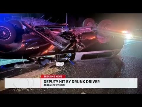 Arapahoe Sheriff's deputy survives after being hit by drunk driver in Colorado