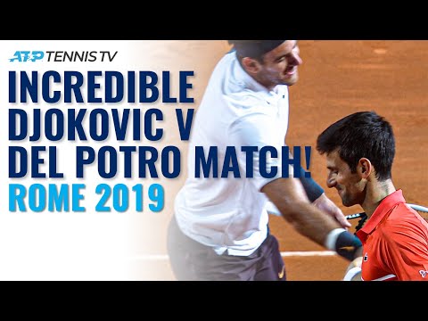 Incredible Djokovic vs Del Potro Match! | Rome 2019 Highlights