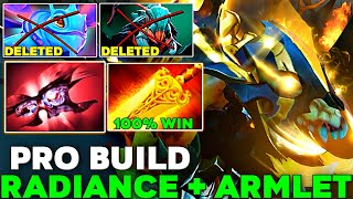 Pro Build Radiance + Armlet Lifestealer Right Click Overpower 100% Win Dota 2