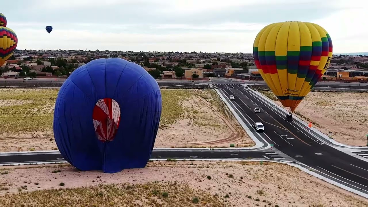 Finally! Incredible Drone Views of Hot Air Balloons Over New Mexico!