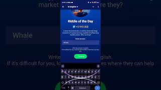 СРОЧНО!! Загадка дня в X EMPIRE ##xempire_загадка_дня#xempireairdrop#muskempire