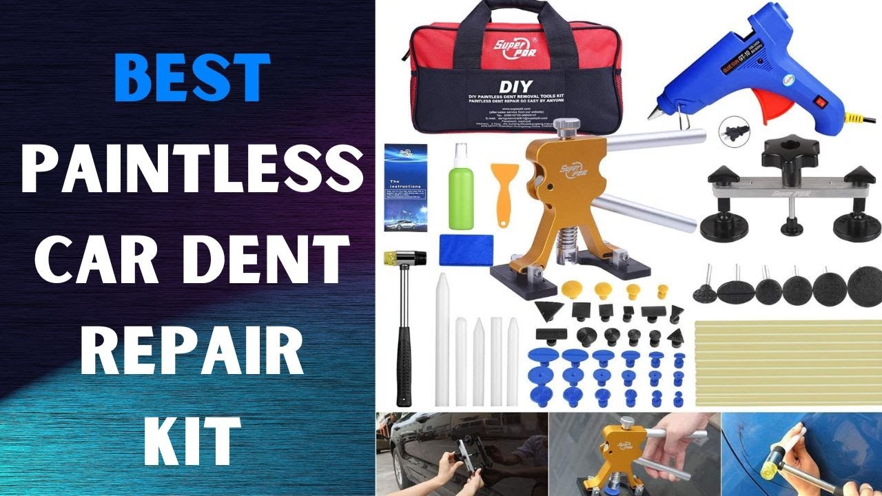 ZEUSFIRE 97PCS Dent Puller Kit, Paintless Dent Removal Kit with T-bar Dent  Puller, Golden Lifter, Bridge Puller, Dent Repair Kit for Car Dent Repair