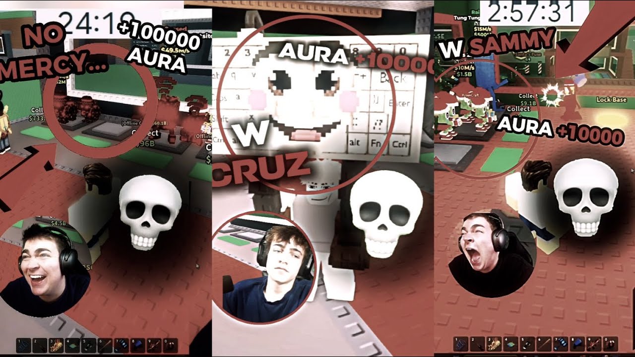 Steal A Brainrot AURA MOMENTS🥶 #stealabrainrot - YouTube