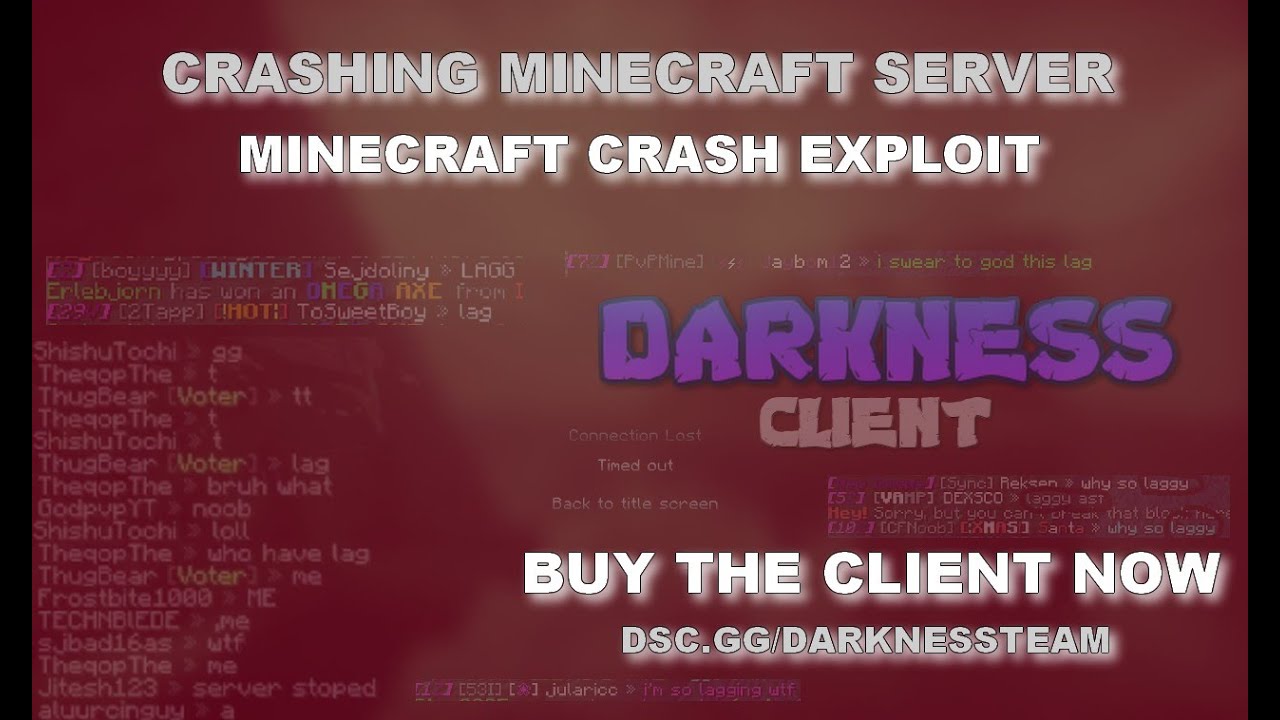 LPX 3.3.0 EASY BYPASSED | MINECRAFT 1.8 CRASH EXPLOIT - YouTube