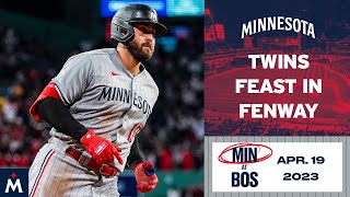 Twins vs. Red Sox Game Highlights (4\/19\/23) | MLB Highlights