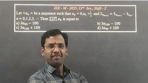 JEE Main PYQ of Sequence and Series 🎯|Dr.Vipin Jaiswal