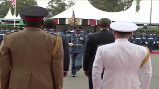 Obama arrives at State House Nairobi for bilateral talks with Uhuru