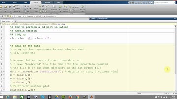 How to perform a 3d scatter plot in Matlab using scatter3 command