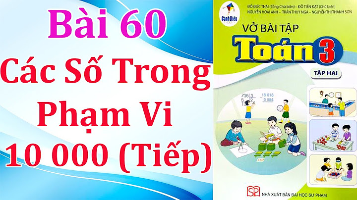 Vở bài tập toán lớp 3 trang 70 bài 60 năm 2024