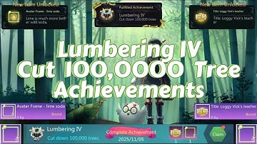 Utopia origin: Cut 100K Tree | Lumbering IV Achievement (In Easy Way)