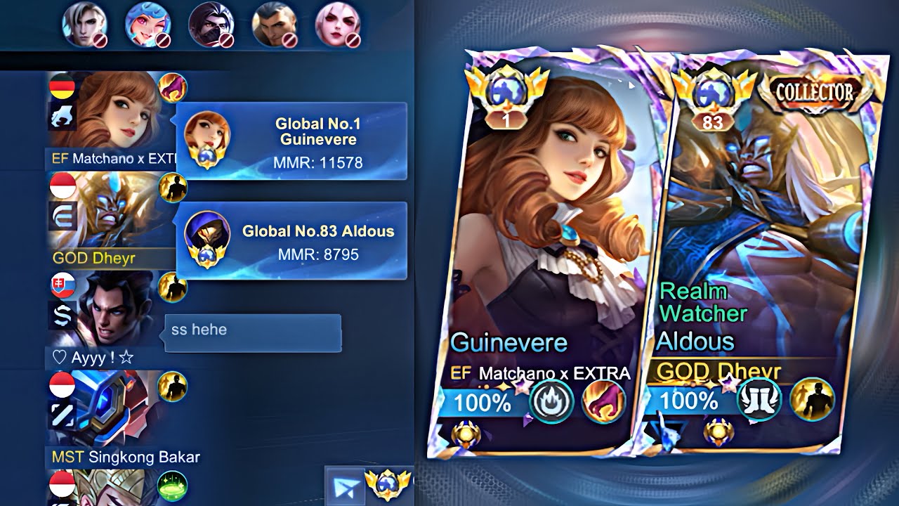 Nyobain Duo Ranked Bareng Top Global 1 Guinevere! Guin Matchano Bantai” Cuy!