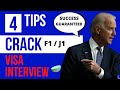 4 tips to crack f1 j1 visa interview  mock interview