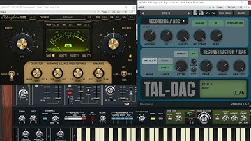 Cherry Audio Mercury 4 with Klanghelm SDRR and TAL-DAC