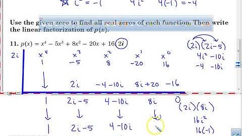2 4 Zeros of Polynomial Functions Part F