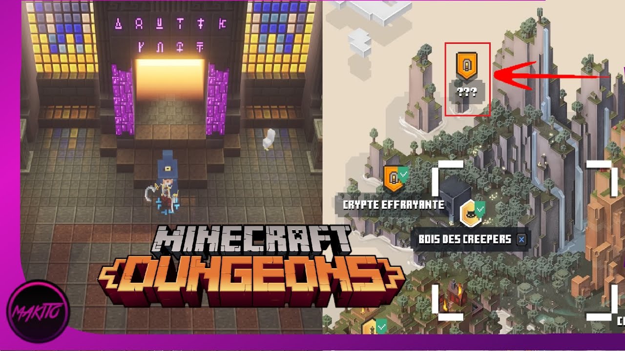 Tuto Carte mystère et localisation des 9 runes //5//Minecraft