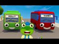 Baby Buses, Bobby The Bus & Wheels On The Bus Videos | Gecko's Garage Bus Nursery Rhymes & Kids Song