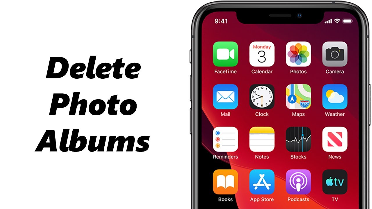How To Delete Photo Album On IPhone YouTube