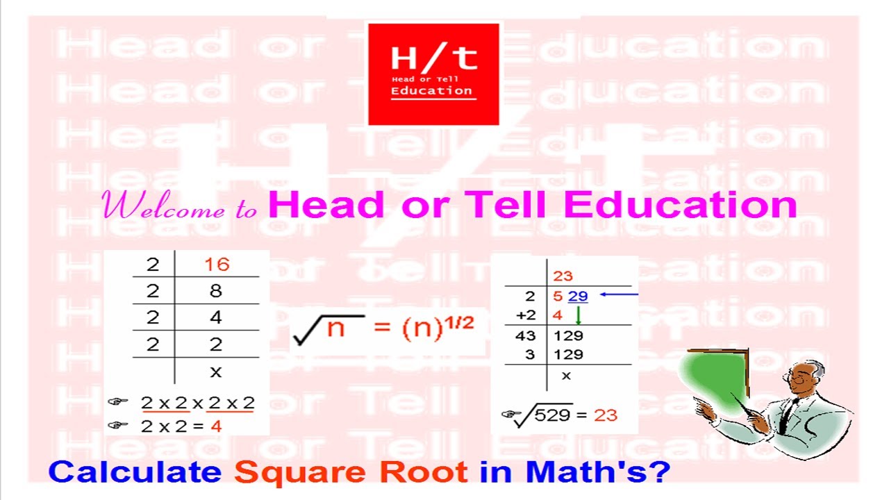 Method to calculate square root - YouTube