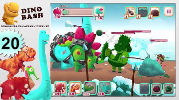 Dino Bash Dinosaurs vs Cavemen Defense EP 20 Levels 65,66