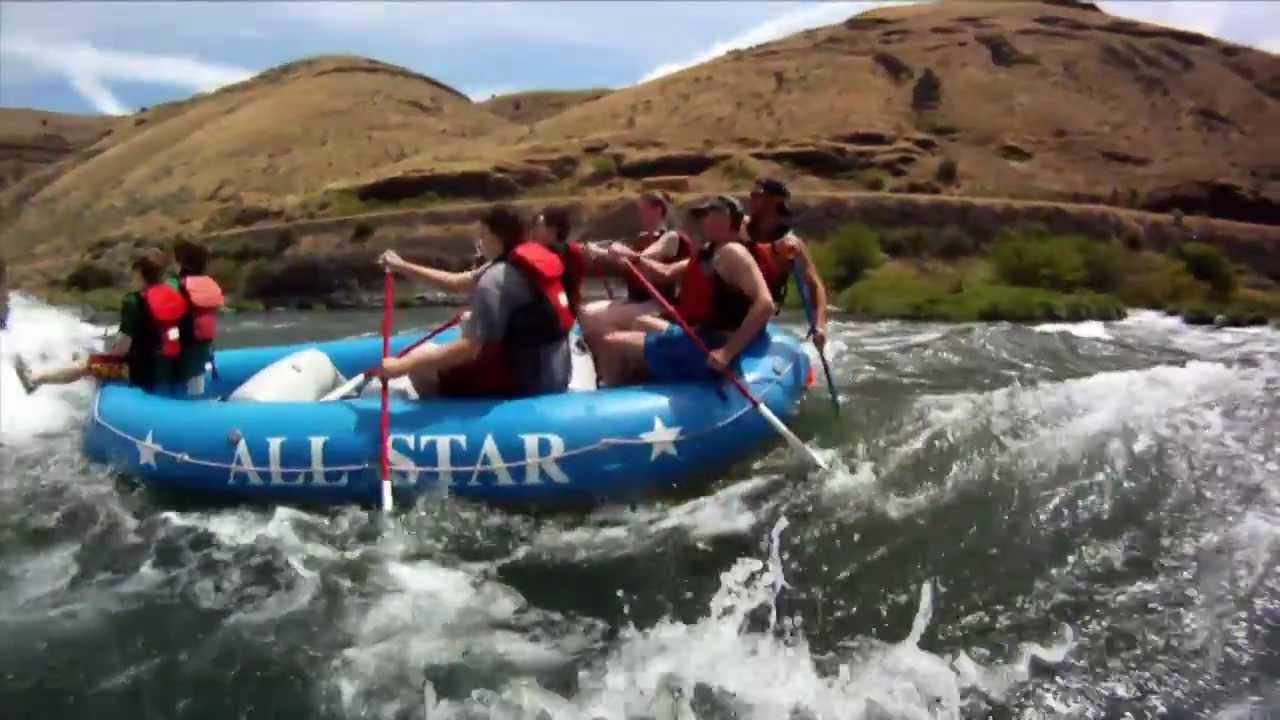 Rafting the Deschutes River with All Star Rafting - YouTube