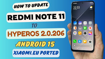 Install HyperOS 2.0.206 Android 15 ON Redmi Note 11-اردو हिन्दी-