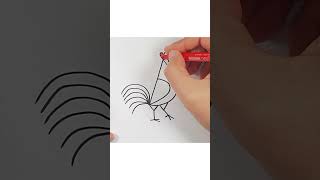 How to Draw Rooster - Easy Drawing #easydrawing #drawingtutorial #drawing #howtodraw #draw #coloring Net Worth